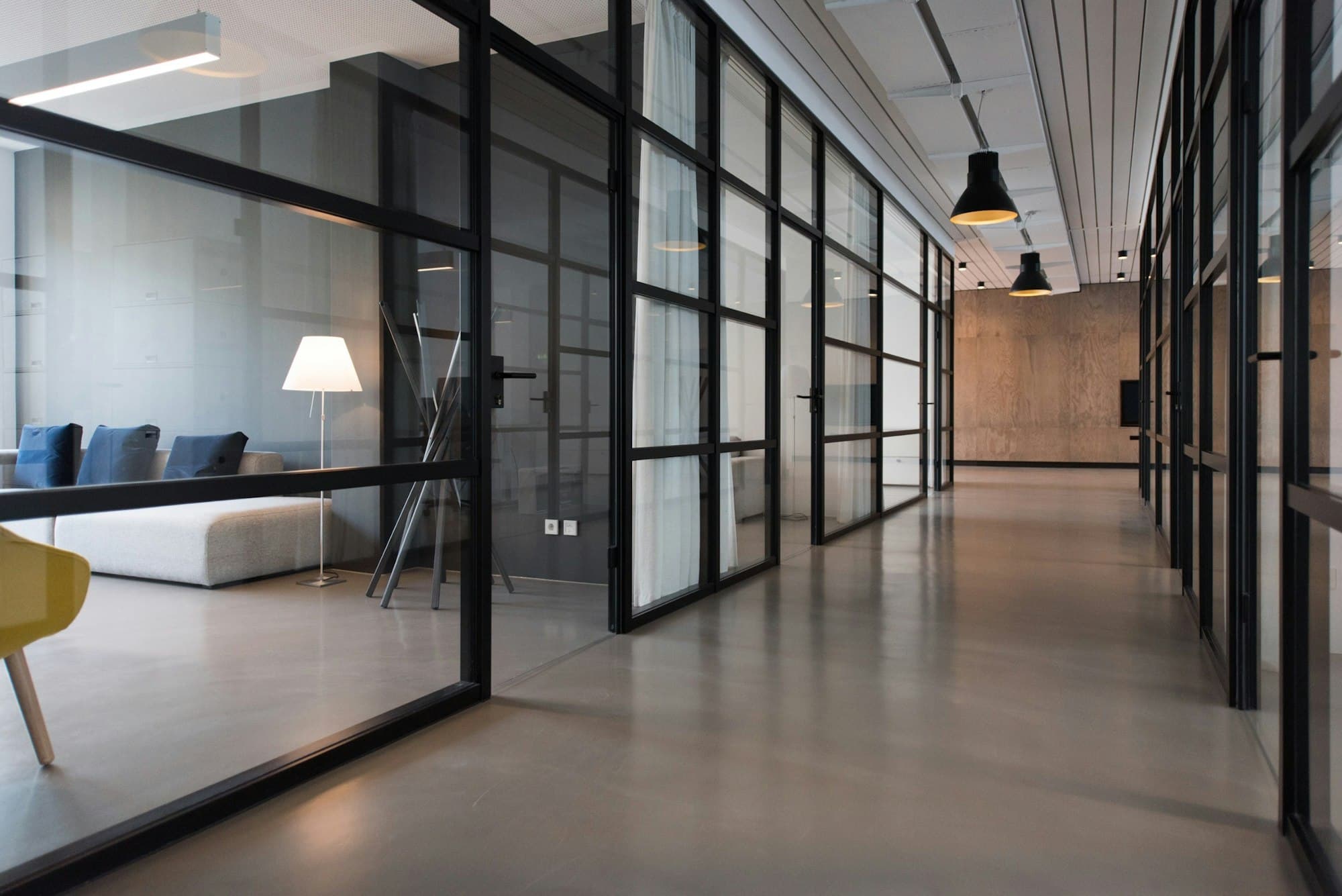 Commercial lobby and circulation space